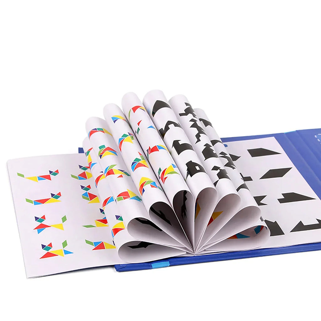 Wooden Magnetic Tangram Book