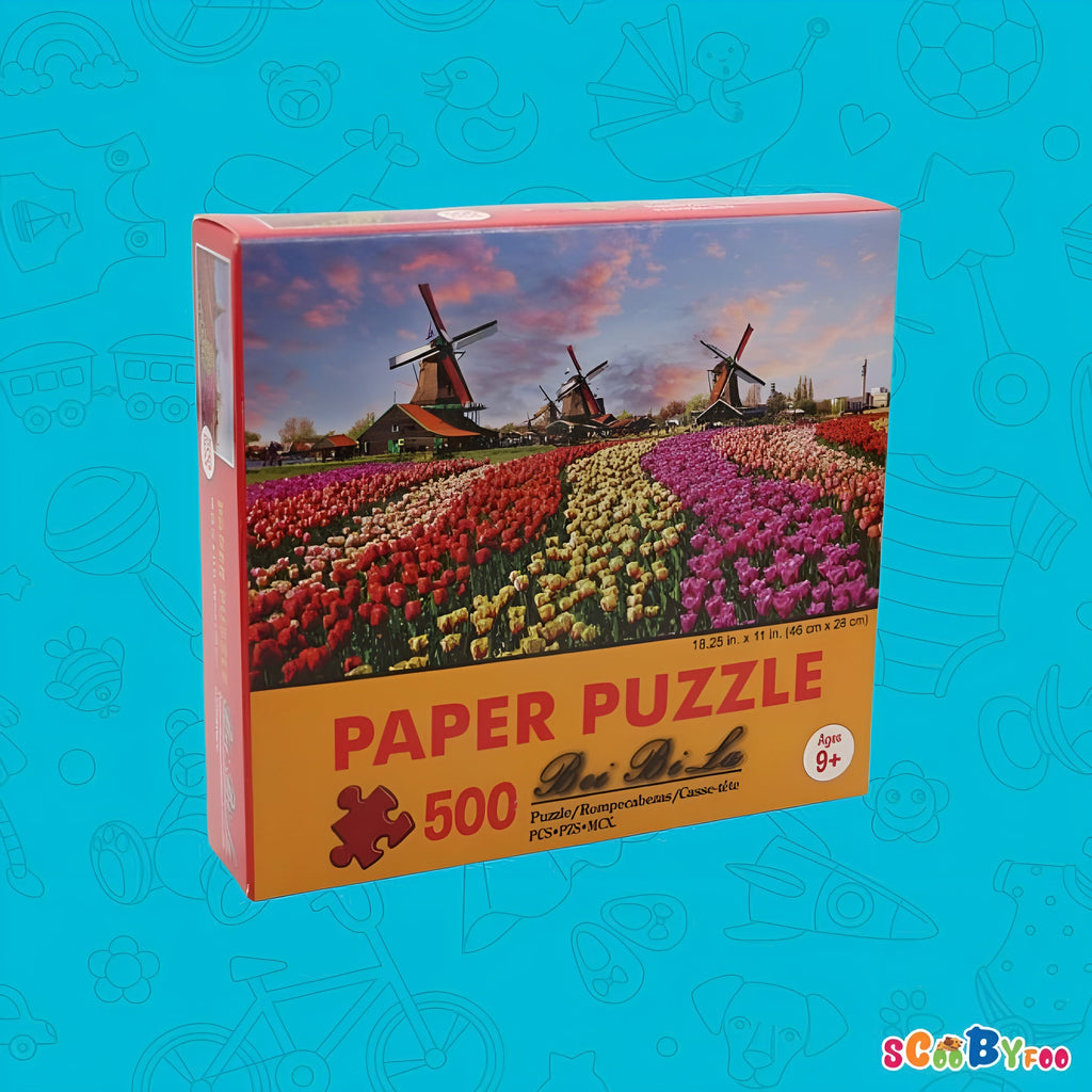 500 Pieces of Paper Puzzle